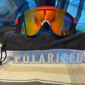 NEW Polarized Double Wide Black and Red Pit Vipers!